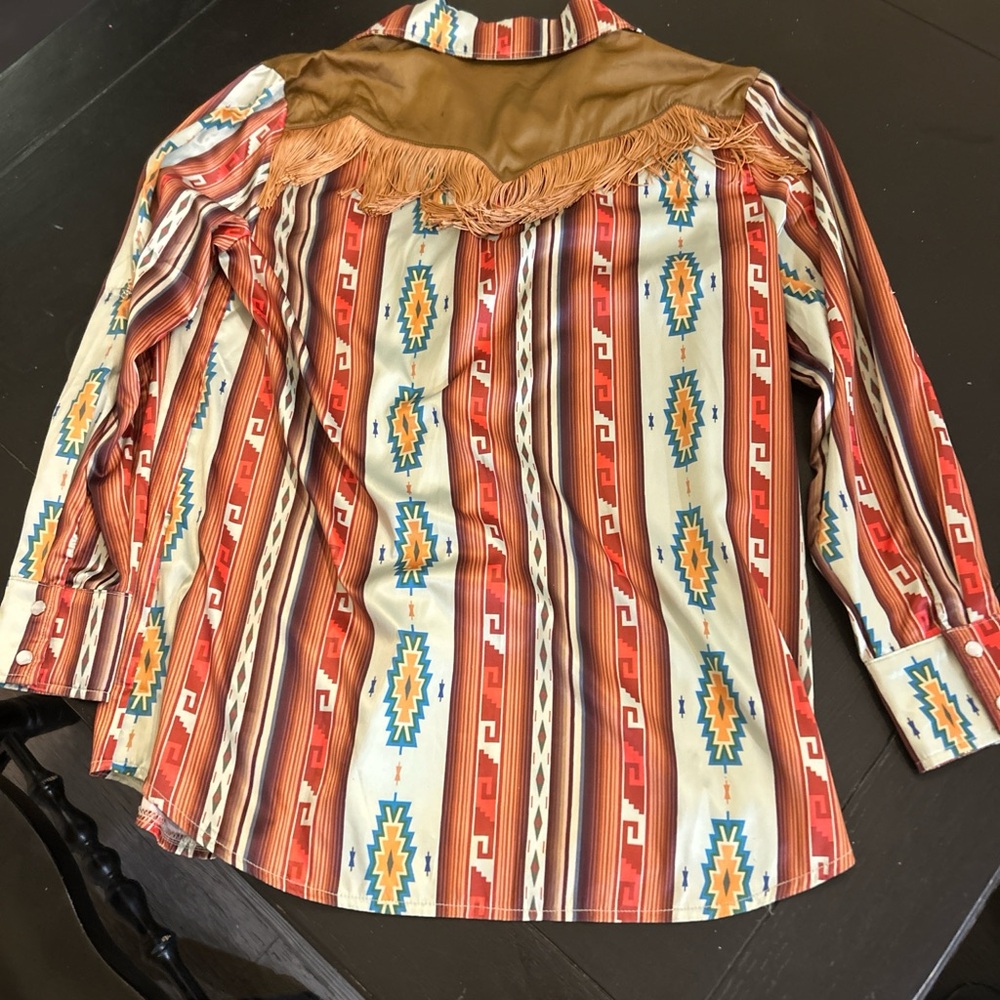 L&B Multicolor Patterned Shirt - Picture 2 of 3